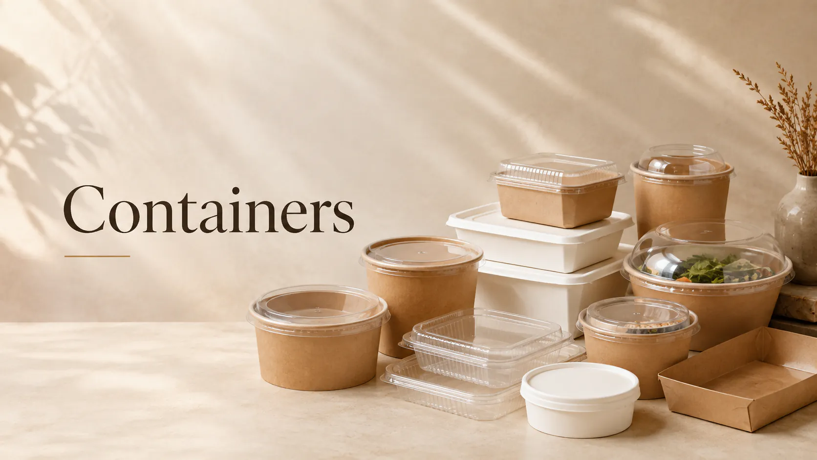 Clear PET cups and disposable PET food containers