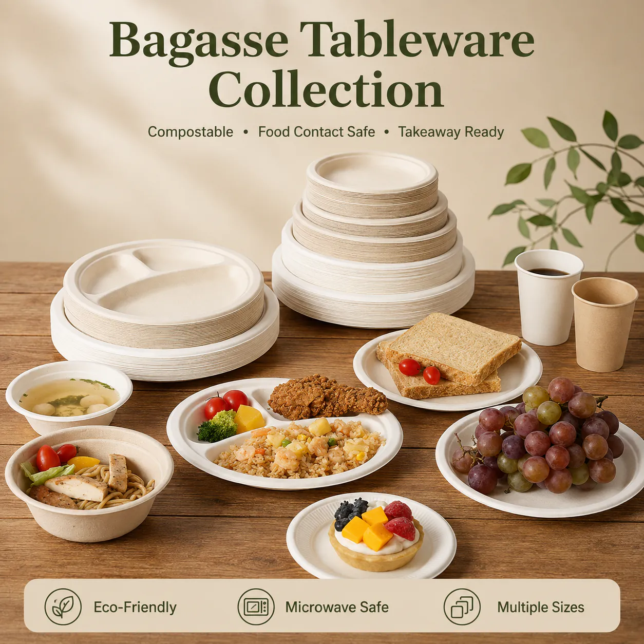 Bagasse Tableware Collection product photo