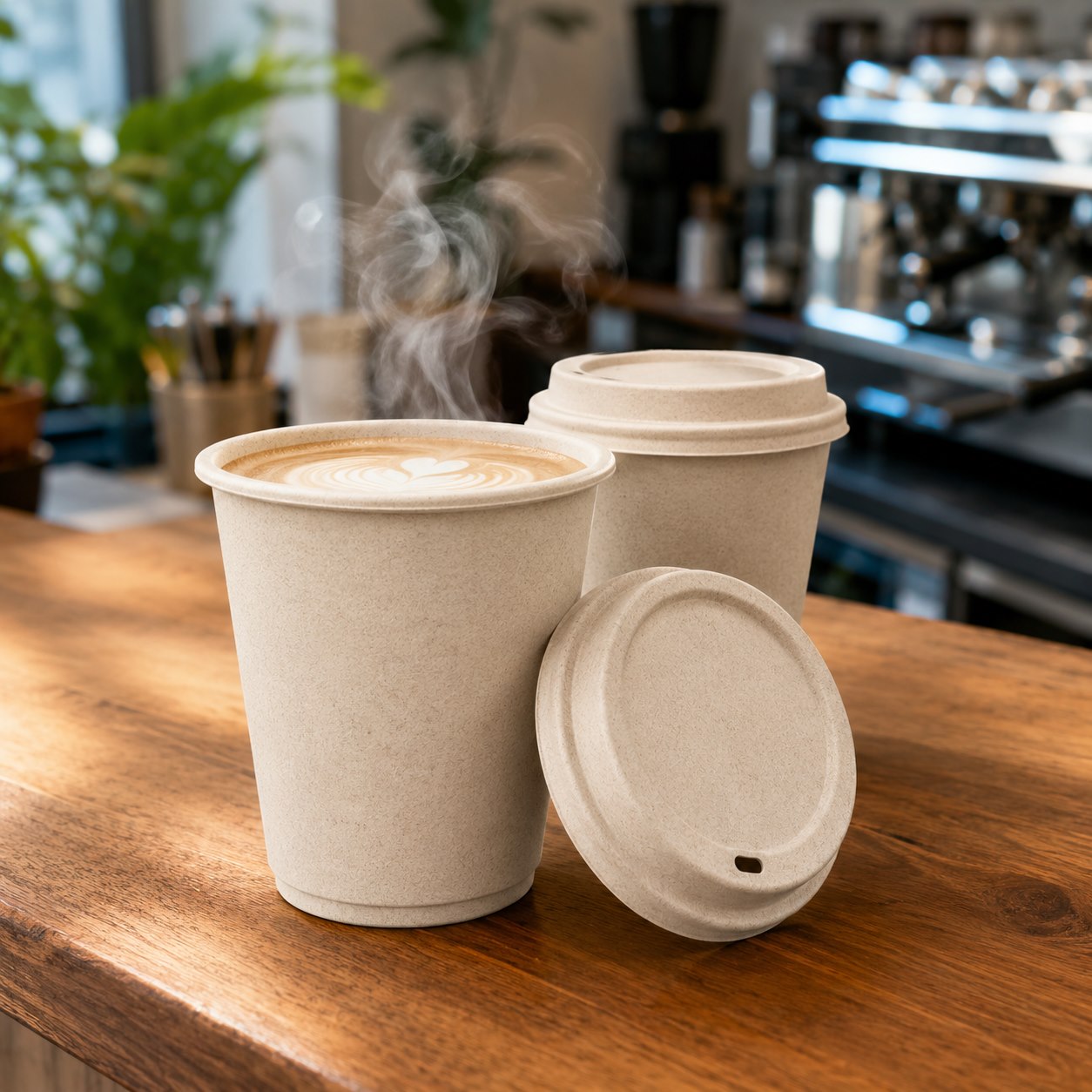 Compostable Bagasse Cups