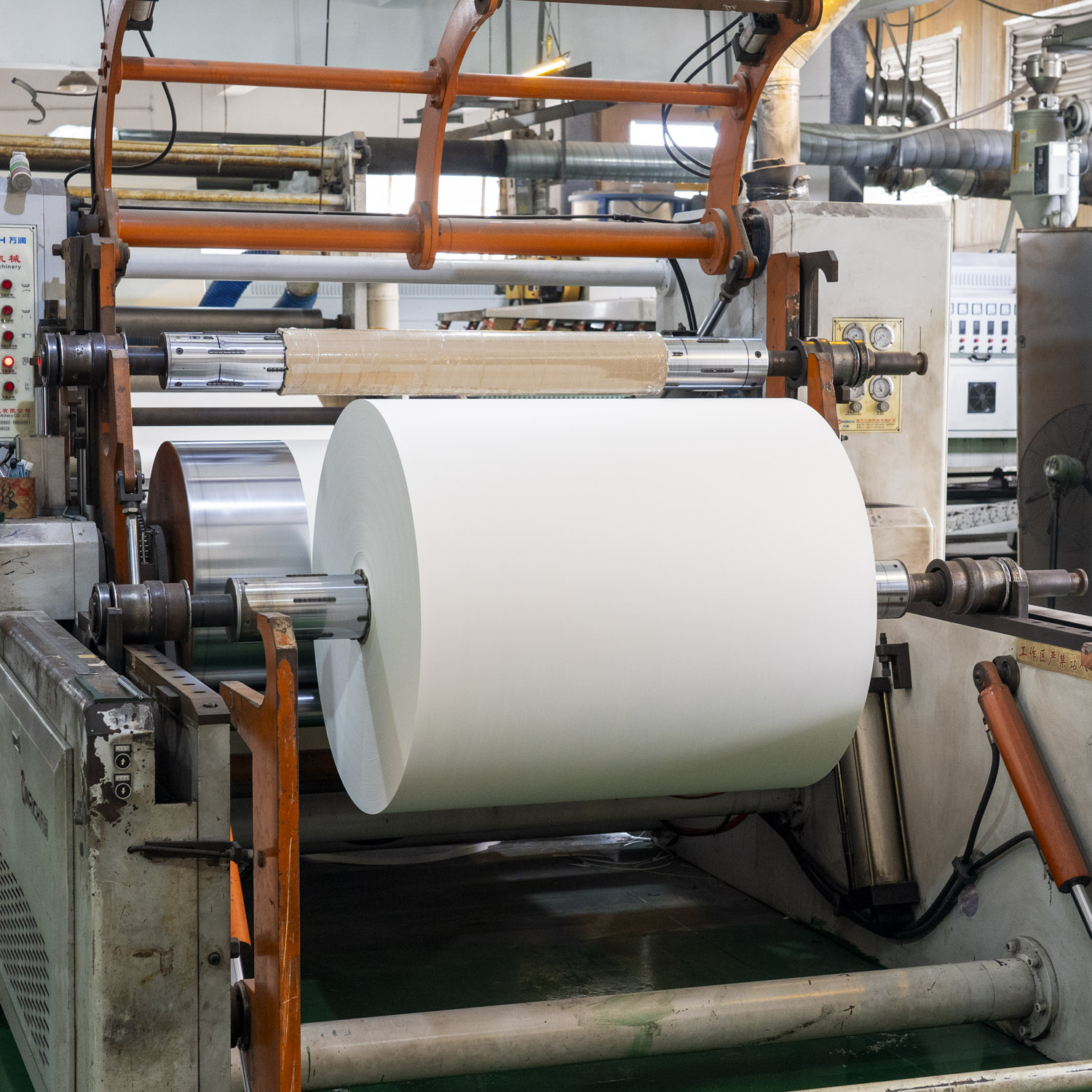 Paper roll processing equipment