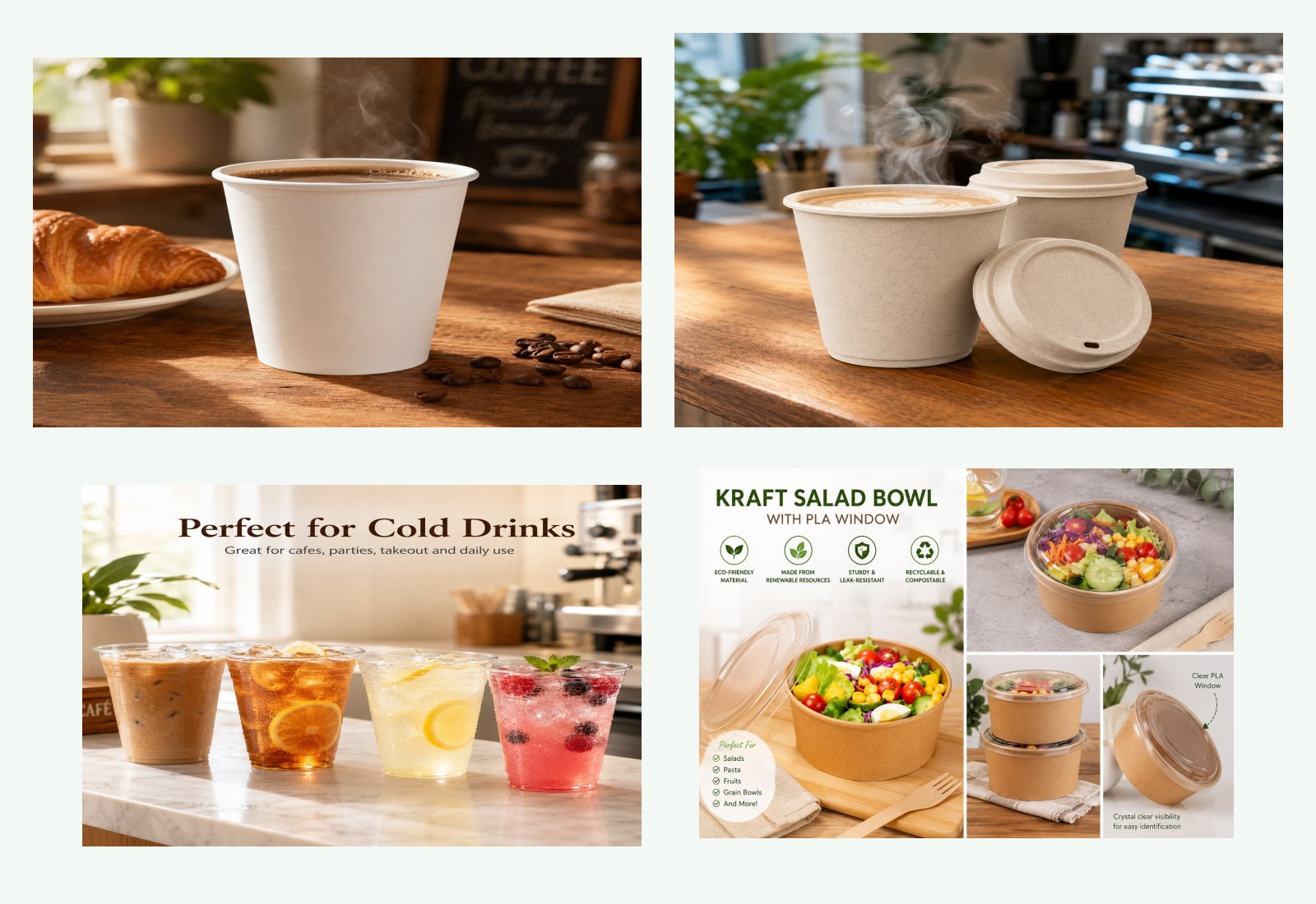 Eco-friendly food packaging range
