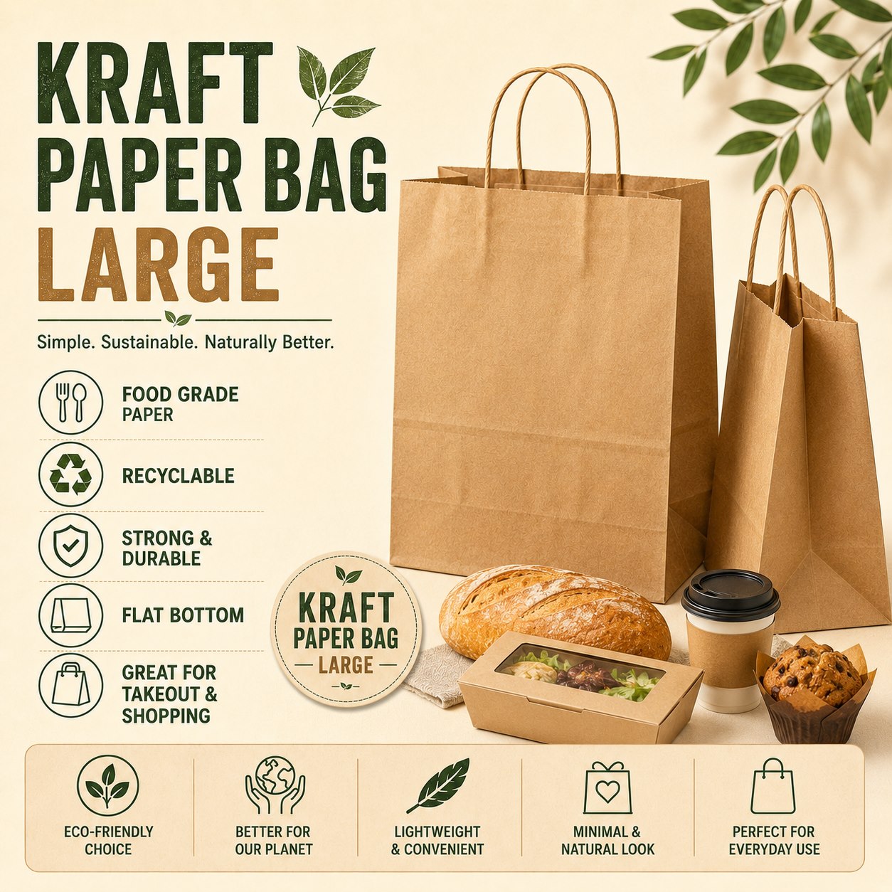 Kraft Paper Bags Wholesale