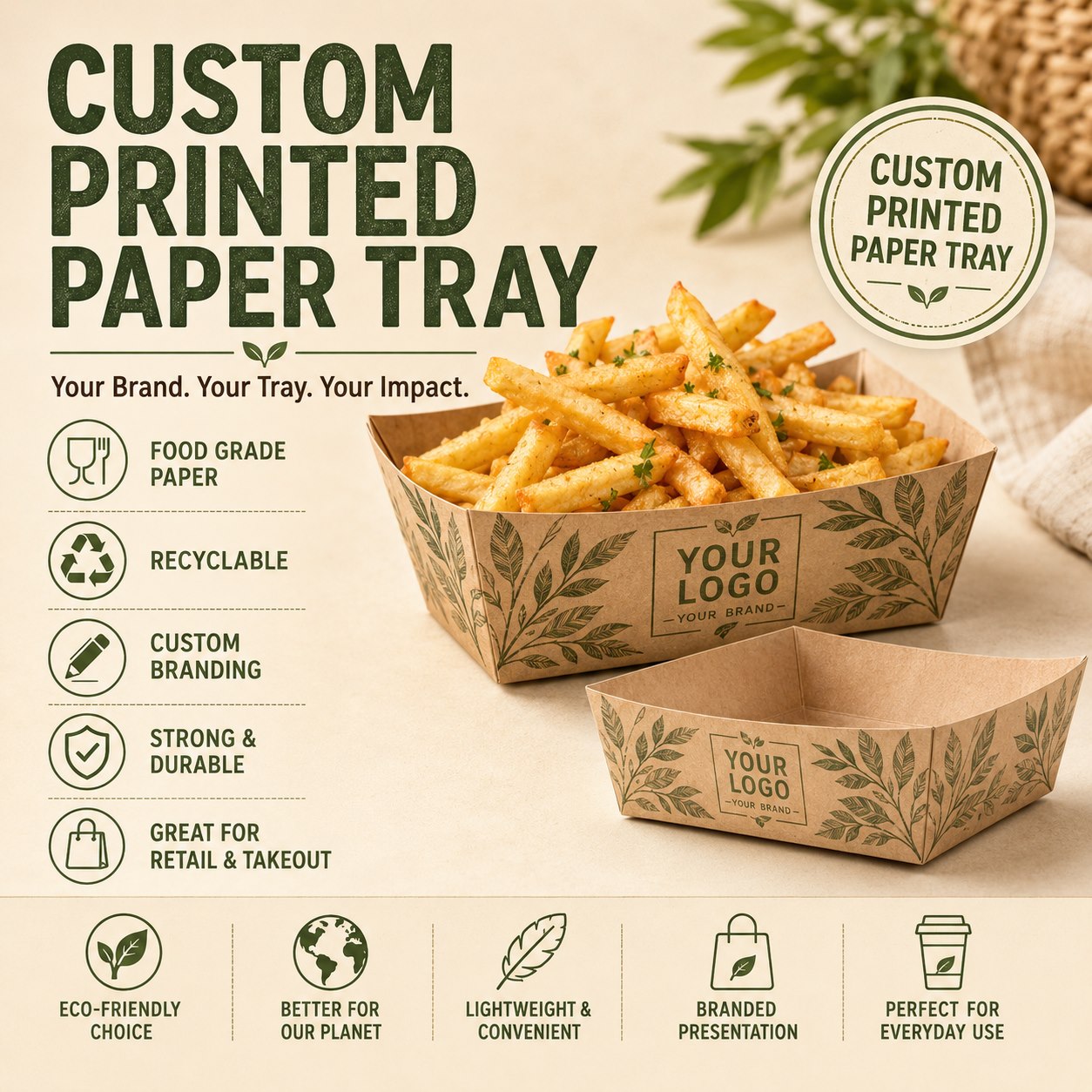 Wholesale Paper Food Trays