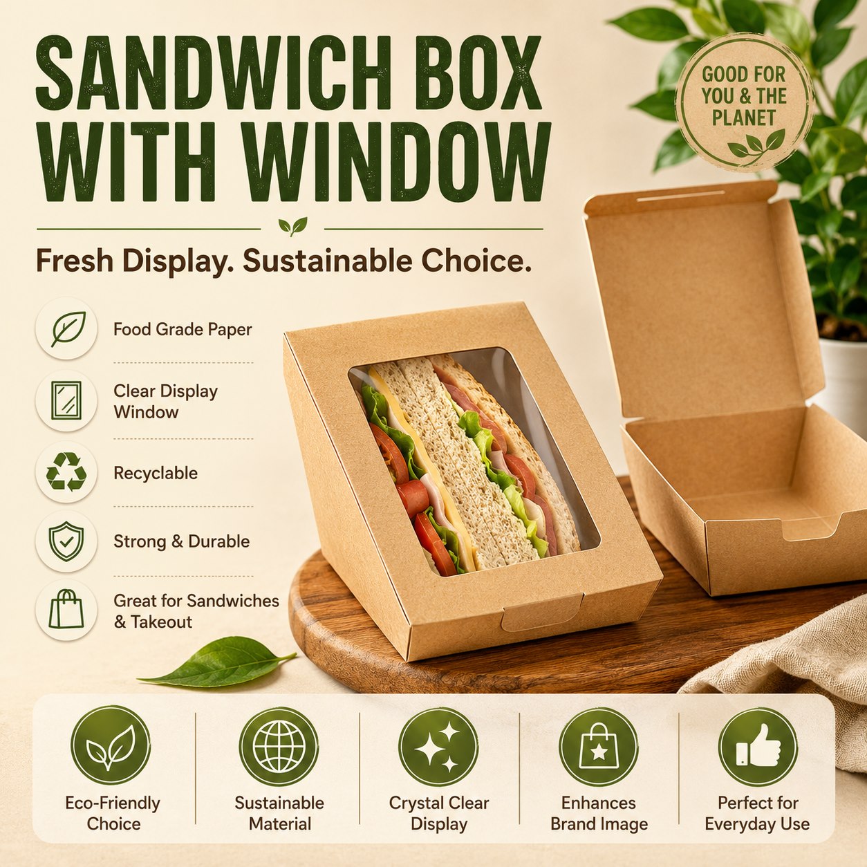 Wholesale Sandwich Boxes